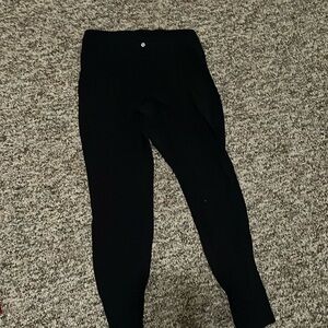 Black Lululmeon Joggers/Leggings